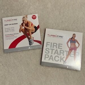 Beachbody TurboFire Fitness DVD Set - Red and Gray